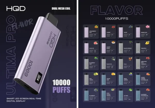 HQD Disposable Ultimate Pro Disposable 10,000 Puffs At Best Price In Pakistan - Image 2